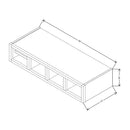 Fabuwood Allure Galaxy Linen 30" W X 06" H X 12" D Wine Organiser Cabinet - image 1