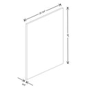 Fabuwood Illume Catalina Olmo 3 3/4" W x 30" H x 24 3/4" D Wainscot Base Panel - image 1