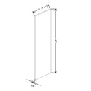 Fabuwood Illume Catalina Olmo 3 3/4" W x 42" H x 13 3/4" D Wainscot Wall Panel - image 1