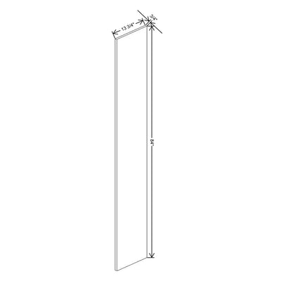 Fabuwood Illume Catalina Bianco Gloss 3/4" W X 84" H X 13 3/4" D Tall Wainscot Panel - image 1