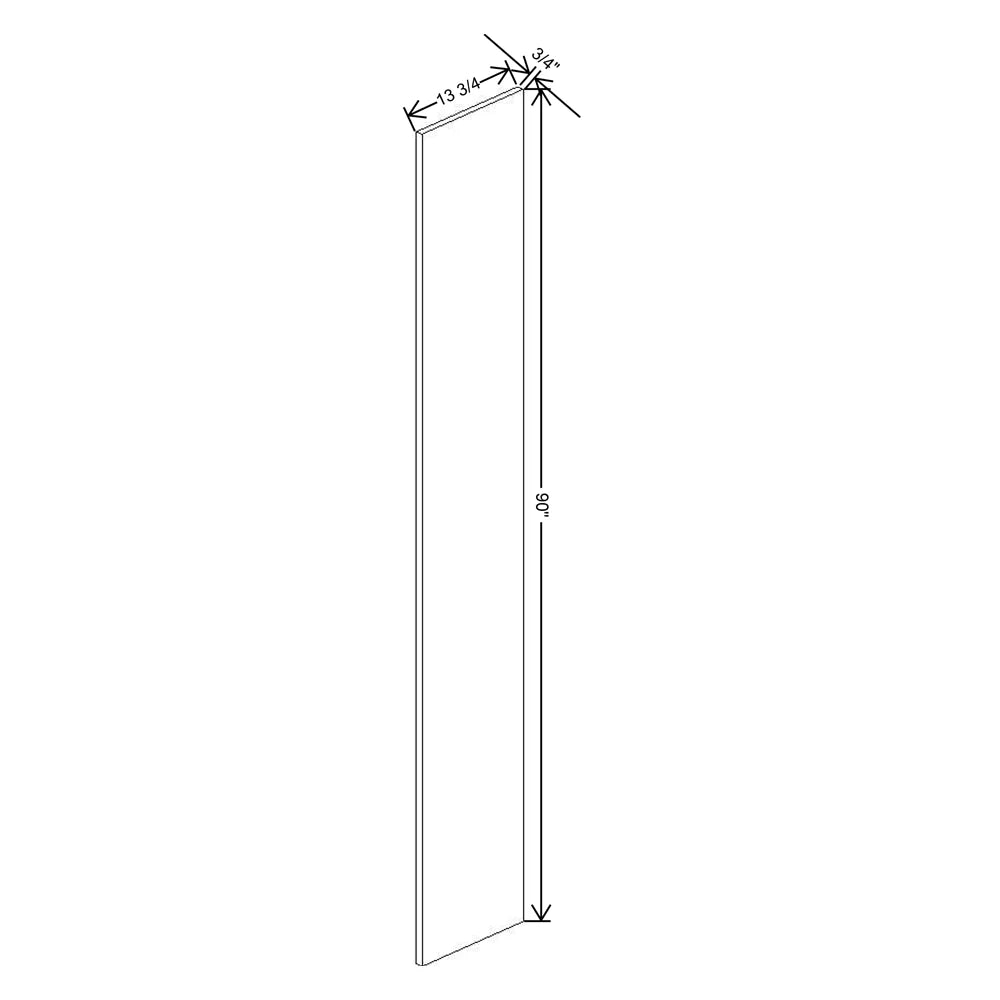 Fabuwood Illume Catalina Como Ash 2 3/4" W x 90" H x 13 3/4" D Tall Wainscot Panel - image 1