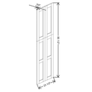 Fabuwood Allure Galaxy Mocha 23 1/2" W X 84 3/4" H X 3/4" D Wainscot Panel - image 1