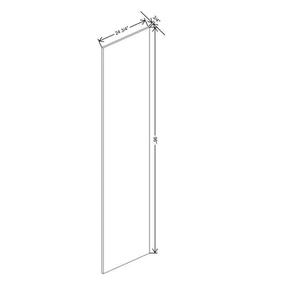 Fabuwood Illume Catalina Muratti 4 3/4" W x 96" H x 24 3/4" D Tall Wainscot Panel - image 1