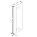 Fabuwood Allure Galaxy Timber 11 1/2" W X 29 1/2" H X 3/4" D Wainscot Panel - image 1