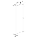 Fabuwood Illume Tuscany Muratti 4 3/4" W x 60" H x 13 3/4" Dwainscot Wall Panel - image 1