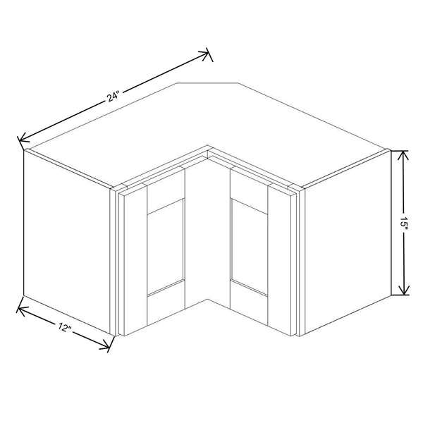 Square Corner Wall Cabinets