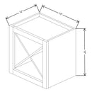 Fabuwood Allure Nexus Frost 15" W X 15" H X 12" D Wall Wine Rack - image 1