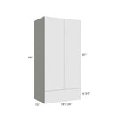 Fabuwood Illume Tuscany Como Ash 2 Wall With Drawers – ITCA2-WD2448 - image 1