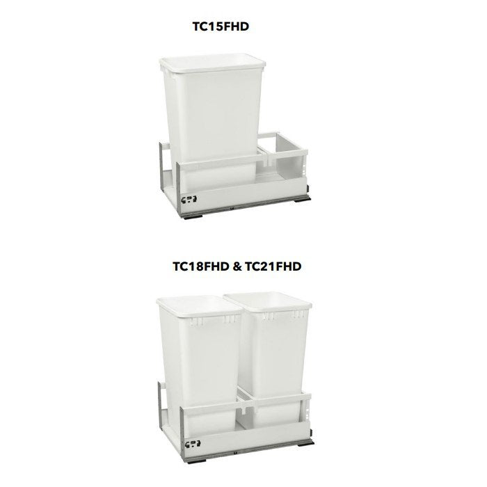 Fabuwood Illume Catalina Nocce 3 Trash Can Tray Kitchen Cabinet – ICN3-TC18FHD ILLUME - image 1