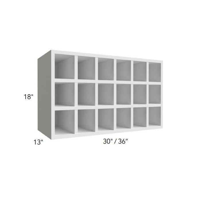 Fabuwood Illume Tuscany Como Ash 2 Wine Cabinet – ITCA2-WR3018 - image 1