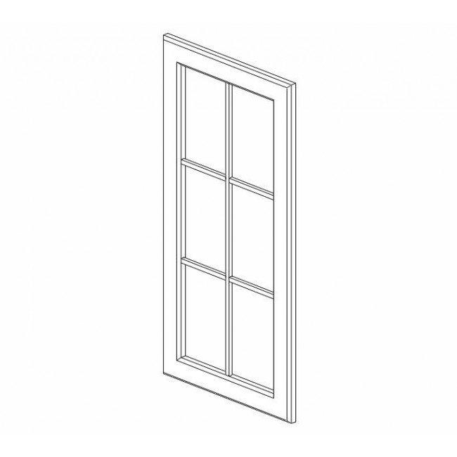 TQ-WDC2442GD Wall Glass Door with No Mullion and with Clear Glass | TSG Forevermark Townplace Crema - image 1