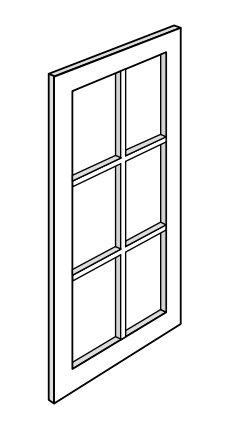 Wall Glass Door With Mullion And Clear Glass