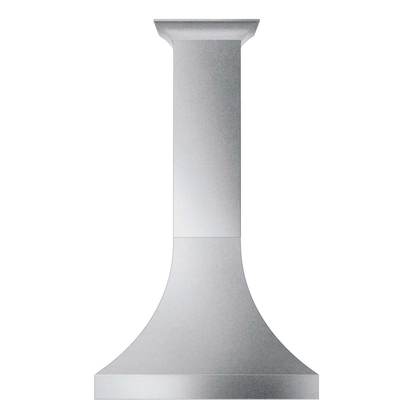 ZLINE 30 in. Designer Series Satin Stainless Steel Ducted Wall Range Hood (8632S-30)