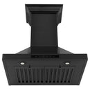 ZLINE 30 in. CrownSound™ Ducted Vent Wall Mount Range Hood in Black Stainless Steel with Built-in Bluetooth Speakers (BSKBNCRN-BT-30)
