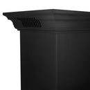 ZLINE 30 in. CrownSound™ Ducted Vent Wall Mount Range Hood in Black Stainless Steel with Built-in Bluetooth Speakers (BSKENCRN-BT-30)