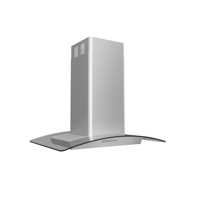 Milano 200 - 700 CFM 36 Inch Wide Island Range Hood with LumiLight LED Lighting - image 1