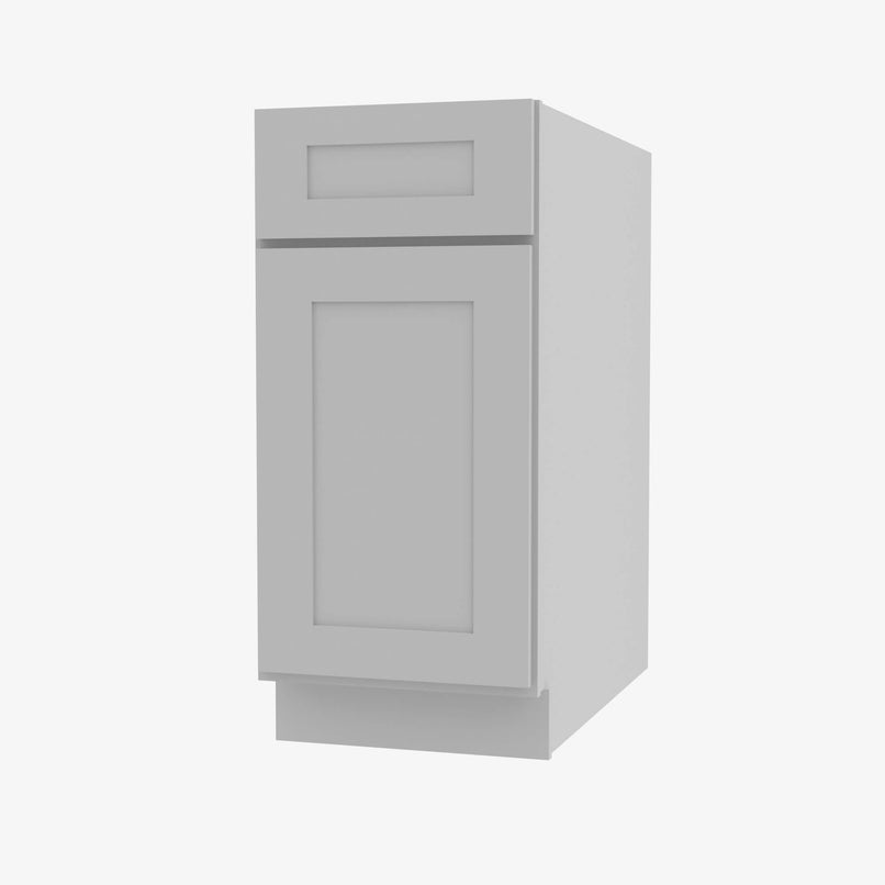 AB-B09 Single Door Cabinets 9 Inch Base Cabinet | Lait Gray Shaker - image 1