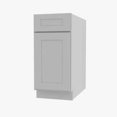 AB-B18 Single Door Cabinets 18 Inch Base Cabinet | Lait Gray Shaker - image 1