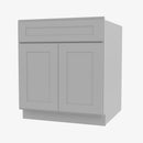 AB-B33B Double Door 33 Inch Base Cabinet | Lait Gray Shaker - image 1