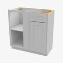 AB-BBLC39/42-36W Double Door 36 Inch Base Blind Corner Cabinets Cabinet | Lait Gray Shaker - image 1