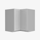 AB-LS3612S EZR3612 Single Door Cabinets 36 Inch Easy EZ Reach Lazy Susan Cabinets Base Corner Cabinet | Lait Grey Shaker - image 1