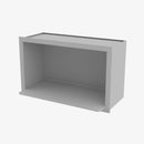 AB-MWO3018PM-12 30 Inch Microwave Oven Wall Cabinet | Lait Grey Shaker - image 1