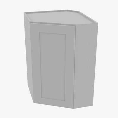 AB-WDC2442 Single Door Cabinets 24 Inch Wall Diagonal Corner Cabinet | Lait Grey Shaker - image 1