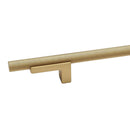 Vita Bella 4" Center to Center Modern Knurled Cabinet Bar Handle / Drawer Bar Pull with L Posts - image 4