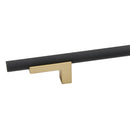 Vita Bella 4" Center to Center Modern Knurled Cabinet Bar Handle / Drawer Bar Pull with L Posts - image 5