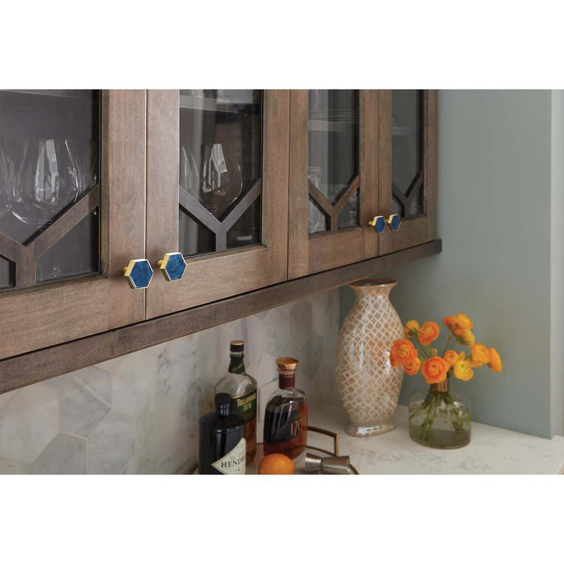 Accents 1-5/16 Inch Geometric Cabinet Knob - Pack of 2 - image 2