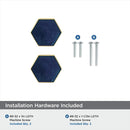 Accents 1-5/16 Inch Geometric Cabinet Knob - Pack of 2 - image 6