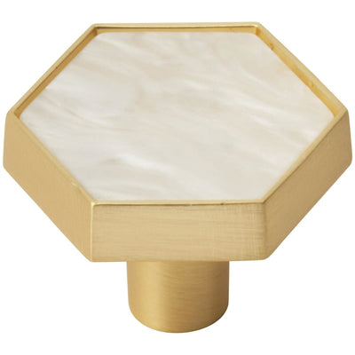 Accents 1-5/16 Inch Geometric Cabinet Knob - Pack of 2 - image 1