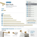 Bar Pulls 3 Inch Center to Center Bar Cabinet Pull - image 7