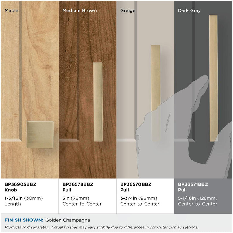 Monument 5-1/16 Inch Center to Center Handle Cabinet Pull - image 6