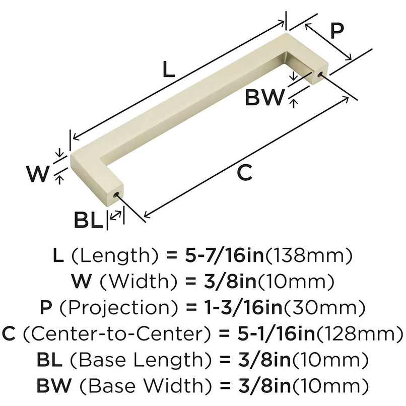 Monument 5-1/16 Inch Center to Center Handle Cabinet Pull - image 10