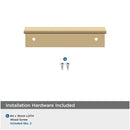 Edge Pull 3-3/4 Inch Long Finger Cabinet Pull - image 4