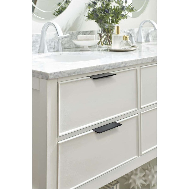 Edge Pull 3-3/4 Inch Long Finger Cabinet Pull - image 13