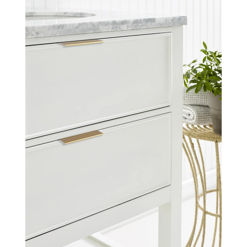 Edge Pull 3-3/4 Inch Long Finger Cabinet Pull - image 14