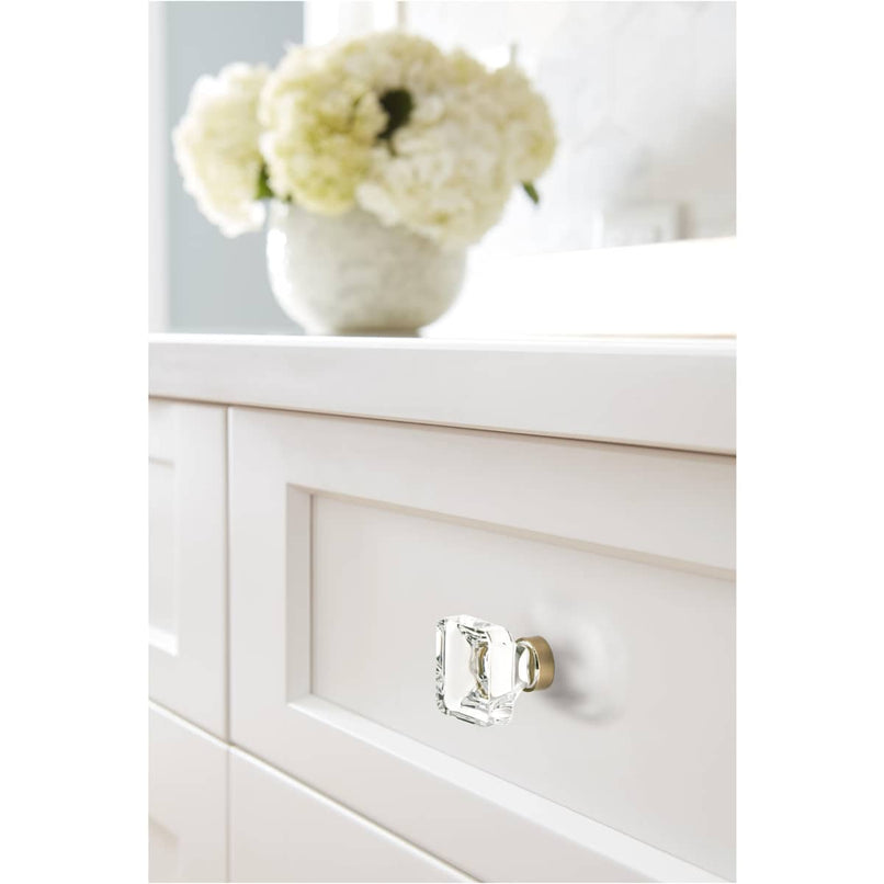 Glacio 1-3/8 Inch Square Cabinet Knob - image 8