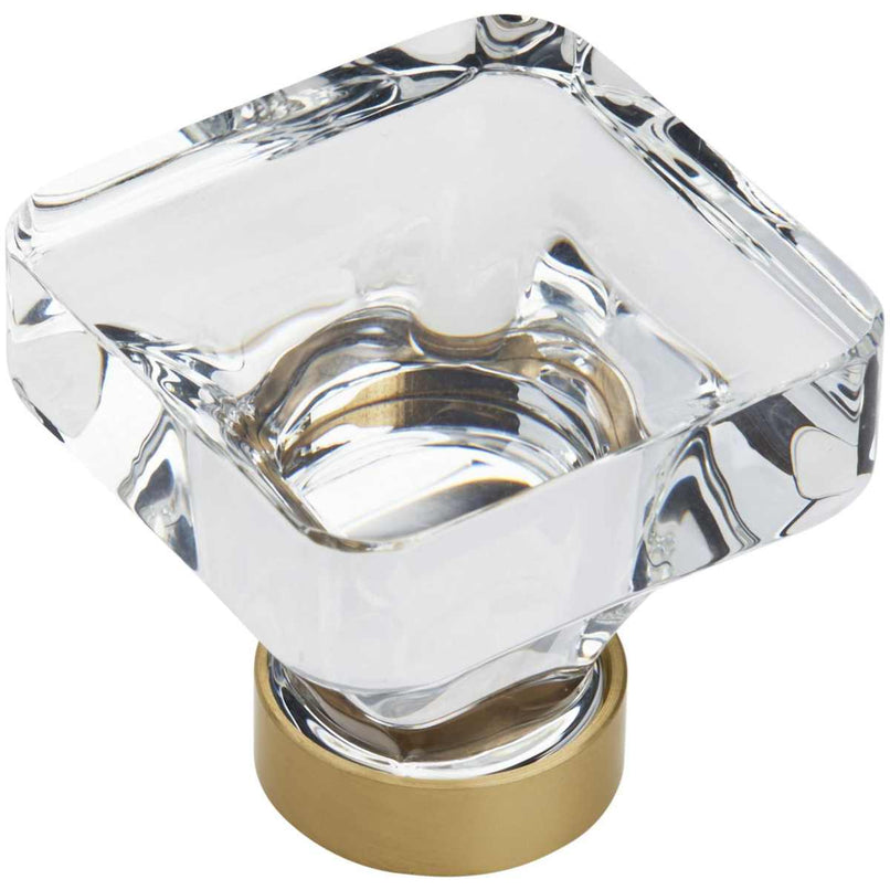 Glacio 1-3/8 Inch Square Cabinet Knob - image 2