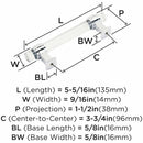 Glacio 3-3/4 Inch Center to Center Bar Cabinet Pull - image 16
