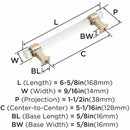 Glacio 5-1/16 Inch Center to Center Bar Cabinet Pull - image 10