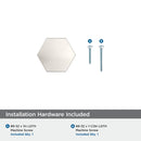 Caliber 1-1/4 Inch Geometric Cabinet Knob - image 2