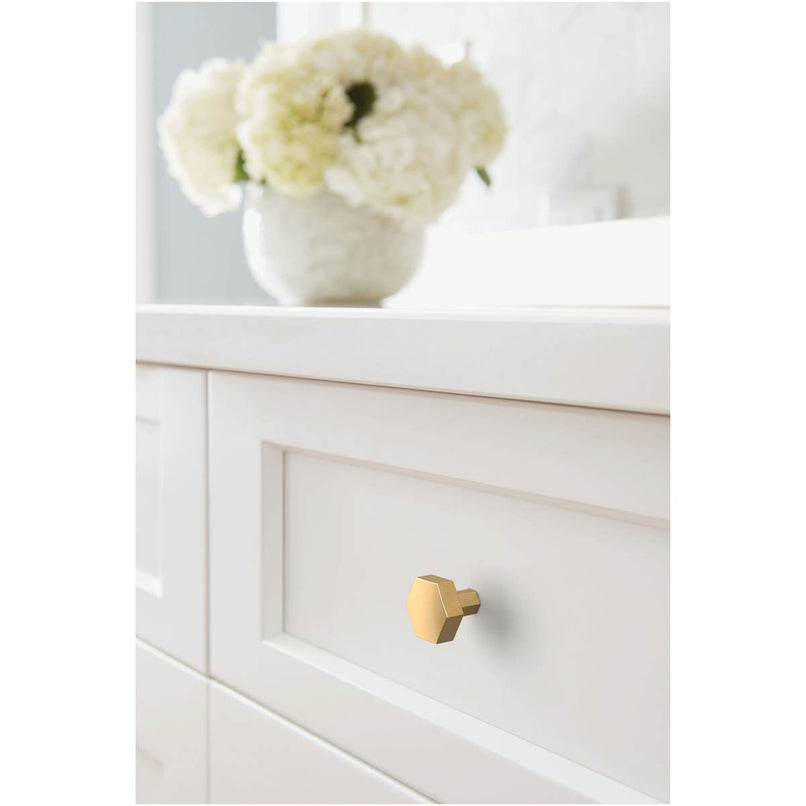 Caliber 1-1/4 Inch Geometric Cabinet Knob - image 8