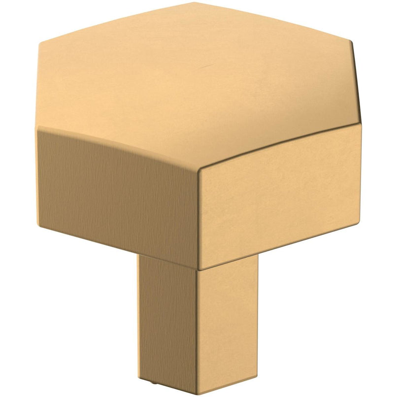 Caliber 1-1/4 Inch Geometric Cabinet Knob - image 1