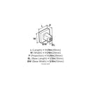 Forgings 1-1/8 Inch Square Cabinet Knob - image 6