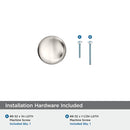 Edona 1-1/4 Inch Mushroom Cabinet Knob - image 3