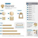 Blackrock 1-5/16 Inch Mushroom Cabinet Knob - image 7