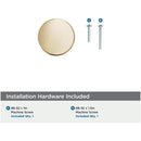 Blackrock 1-5/16 Inch Mushroom Cabinet Knob - image 9