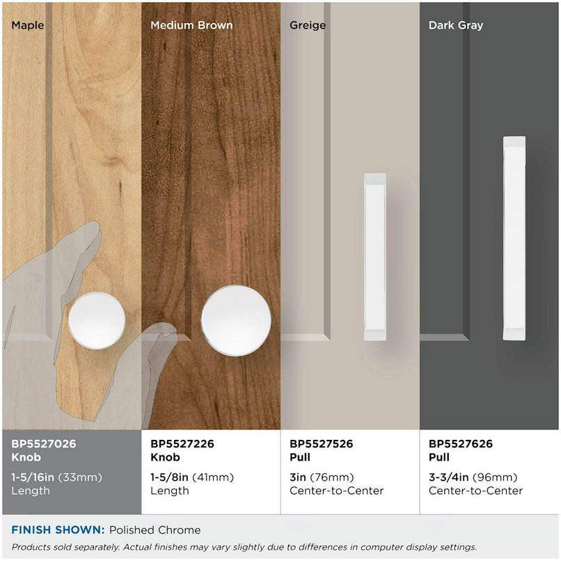 Blackrock 1-5/16 Inch Mushroom Cabinet Knob - image 12